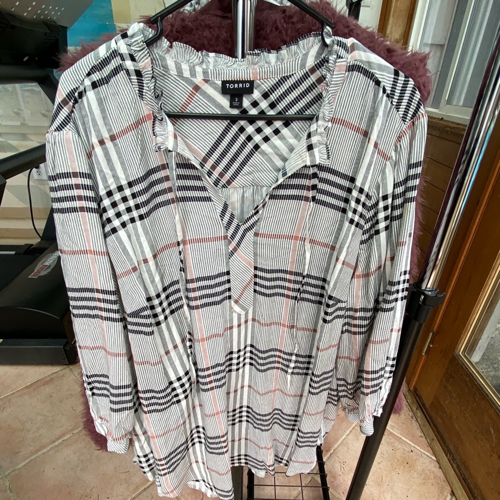 New Plaid Top.